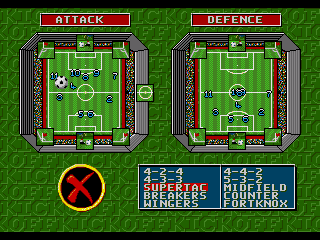 Super Kick Off screenshot 5 for Sega Mega Drive